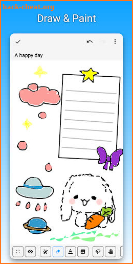DrawNote: Notepad with drawing screenshot