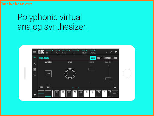 DRC - Polyphonic Synthesizer screenshot