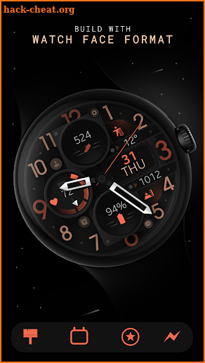 Dream 148 Analog watch face screenshot