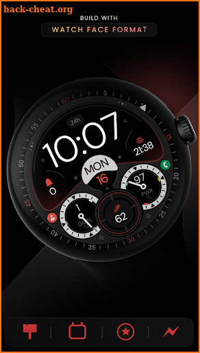 Dream 153 Digital Watch Face screenshot