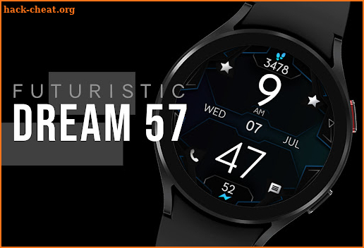 Dream 57 Futuristic Watch Face screenshot