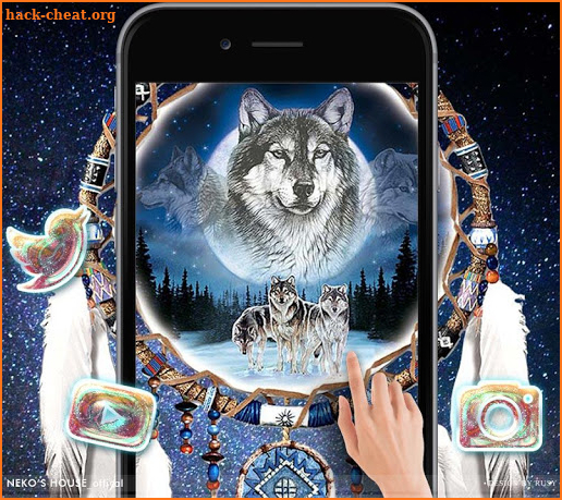 Dream Catcher Star Wolf Theme screenshot