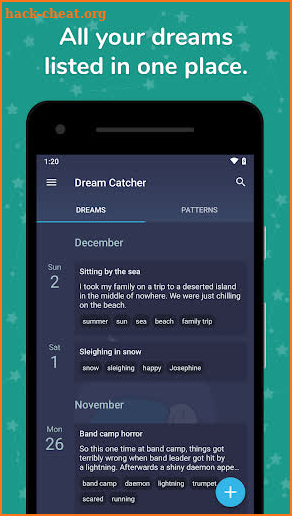 Dream Catcher: Ultimate Dream Journal screenshot
