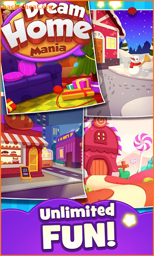 Dream Home Mania - Free Match 3 puzzle game screenshot