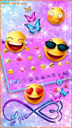 Dream Infinity Love Keyboard screenshot