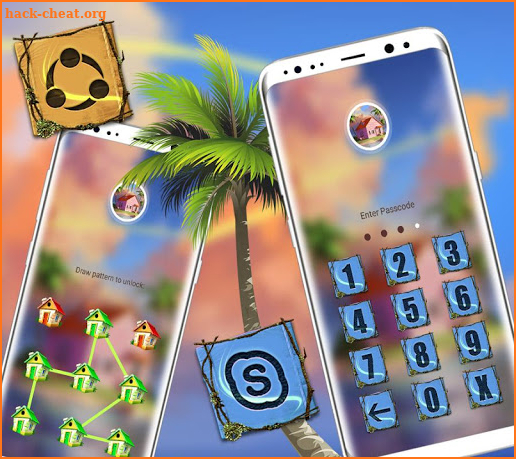Dream Island House Launcher Theme screenshot