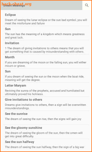 Dream Meanings (Offline) screenshot
