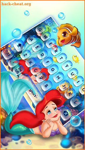 Dream Mermaid keyboard screenshot