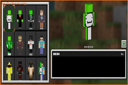 Dream mod skin for MCPE screenshot
