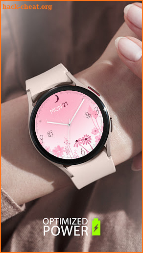 Dream Pink Analog watch face screenshot
