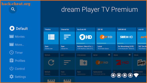 dream Player IPTV for Android TV screenshot