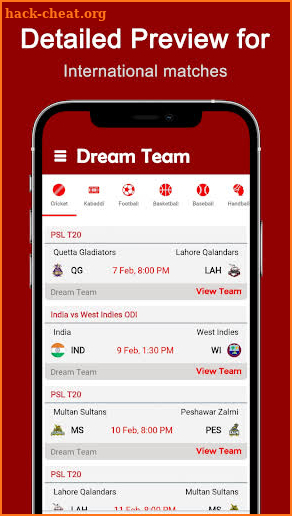 Dream Team 11 screenshot