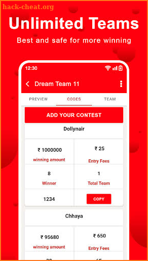 Dream Team 11 Cricket Tips screenshot
