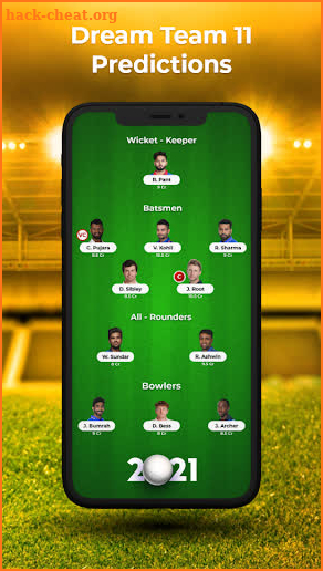 Dream Team 11 - Fantasy Cricket Team screenshot