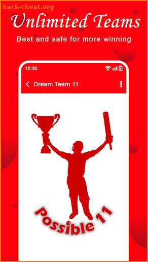 Dream Team 11 - Original App screenshot