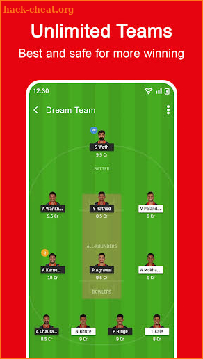Dream Team 11 Prediction screenshot