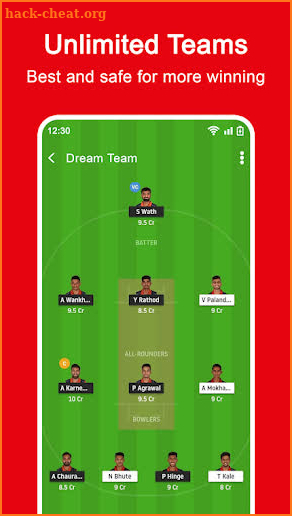 Dream11 App - Original Team screenshot