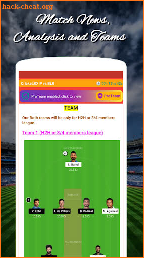 Dream11 Fantasy Cricket Dream-11 Team Prediction screenshot