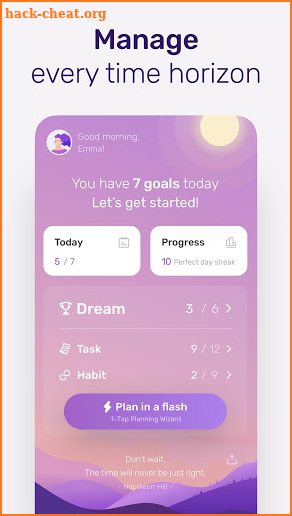 Dreamfora: Dream, Habit, Task & Daily Motivation screenshot