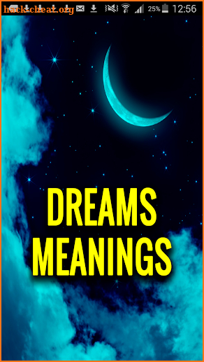Dreams Meanings (Free App) screenshot