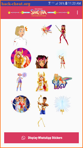 DreamWorks She-Ra Stickers screenshot