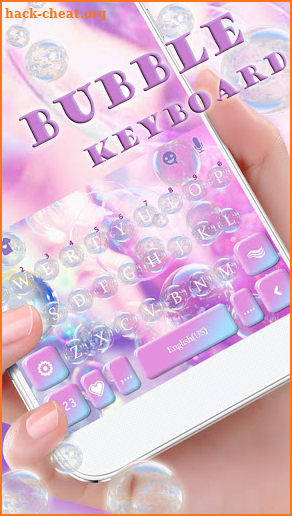 Dreamy Bubble Keyboard Theme screenshot