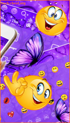 Dreamy Butterfly Keyboard screenshot