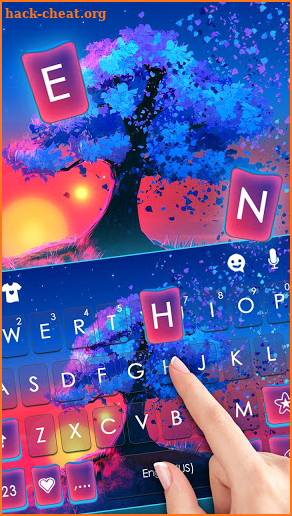 Dreamy Tree Keyboard Theme screenshot