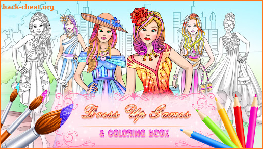 Dress Up Games & Coloring Book screenshot