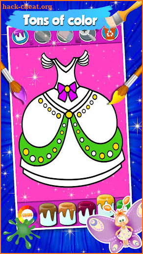 Dresses Coloring Pages ( Coloring Book For Kids ) screenshot