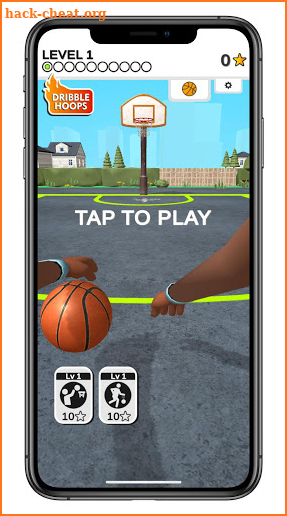 Dribble Hoops Basketball !! screenshot