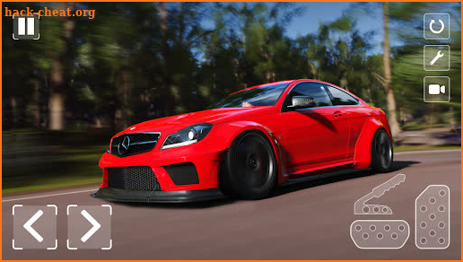 Drift Car - Mercedes C63 AMG screenshot