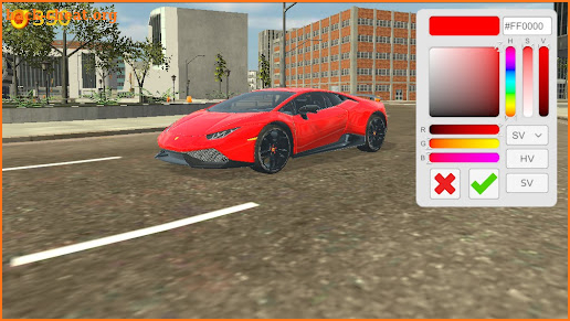Drift Lamborghini Huracan Car screenshot