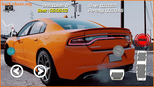 Drift Racing Dodge Charger Simulator Game screenshot