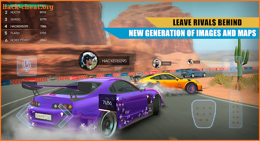 Drift racing game screenshot