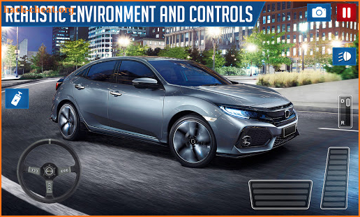 Drifting and Driving Simulator: Honda Civic Game 2 screenshot