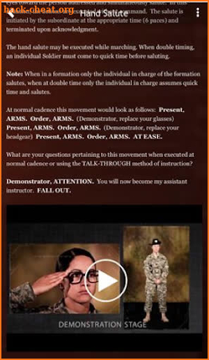 Drill Sergeant School App screenshot