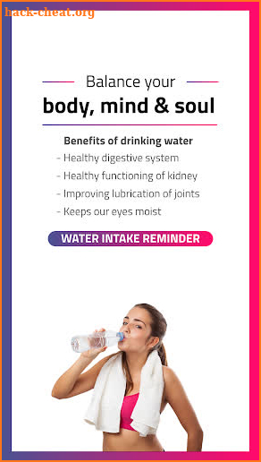 Drink Water Reminder: Track Water & Calories Alarm screenshot