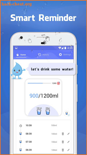 Drink Water reminder - water drinking reminder screenshot