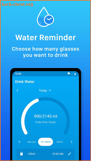 Drink Water Reminder: Water Intake Tracker & Alarm screenshot