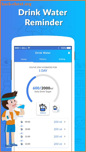 Drink Water Reminder – Water Tracker screenshot