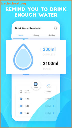 Drink Water Reminder: Water Tracker to Lose Weight screenshot