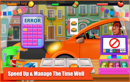Drive Thru Girl Cashier Game for Kids screenshot