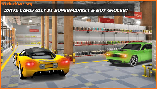 Drive Thru Supermarket Shopping Car Driving Game screenshot