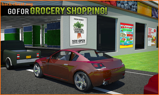 Drive Thru Supermarket: Shopping Mall Car Driving screenshot