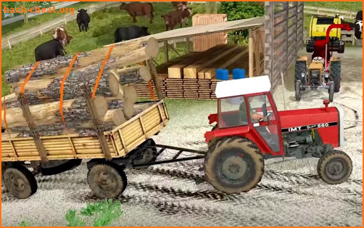 Drive Tractor trolley Offroad :Cargo simulator screenshot