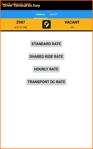 Driver App screenshot