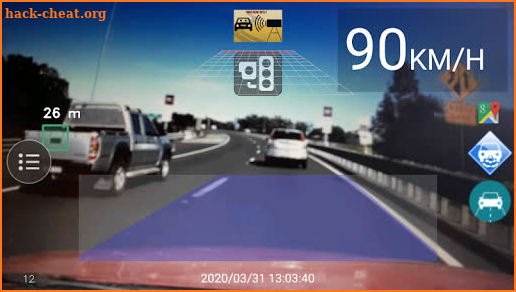 Driver Assistance System (ADAS) - Dash Cam screenshot