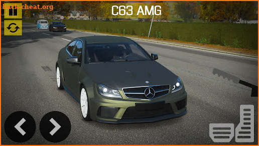 Driver Mercedes C63 AMG: City screenshot