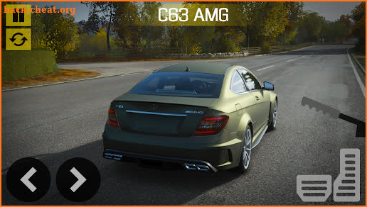 Driver Mercedes C63 AMG: City screenshot